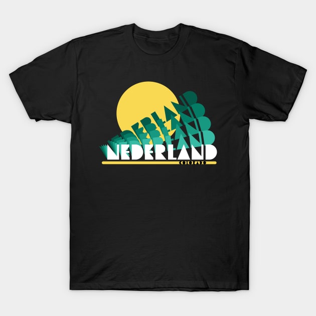 Retro Nederland Colorado Sun T-Shirt by NeddyBetty